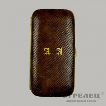 фото — пистолет капсюльный boxlock в футляре. европа, 19 век